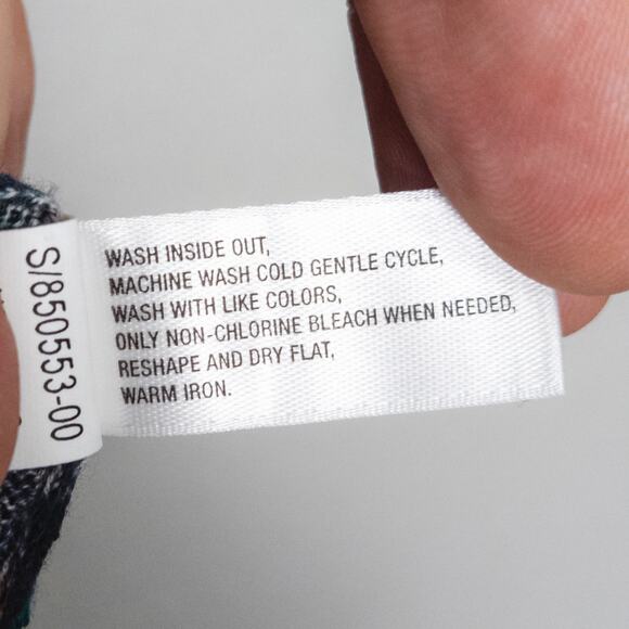 Gap Women’s Cardigan Button Front Coquette Preppy Casual Painter Knit Navy Sz L - Picture 10 of 12